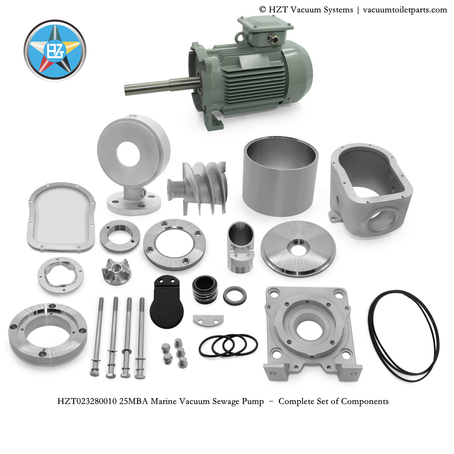 HZT023280010 25MBA complete set of components for marine vacuum sewage pump