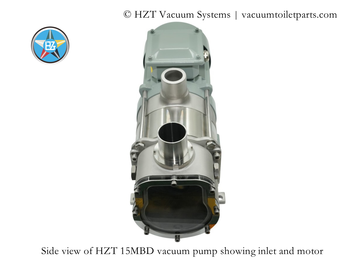 HZT029015001 15MBD marine vacuum pump motor end with coupling housing
