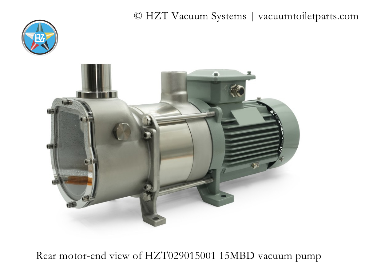 HZT029015001 15MBD marine vacuum sewage pump main view compatible with JETS and EVAC systems
