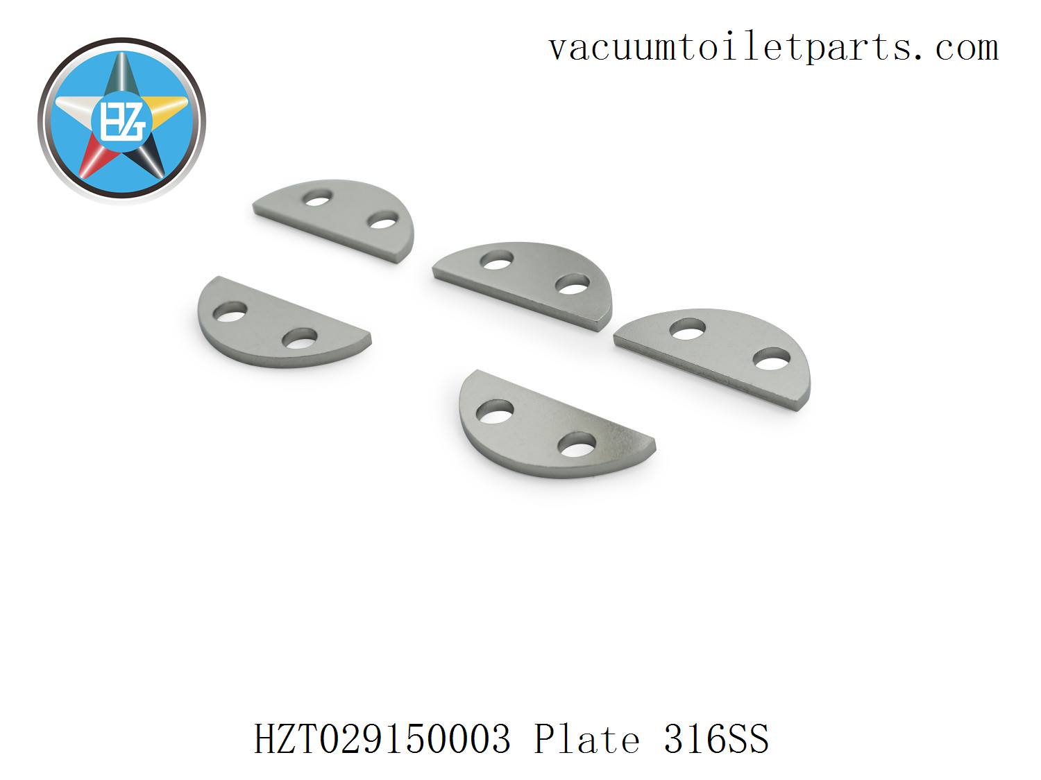 Application image of HZT029150003 plate installed in marine vacuum sewage pump assembly.