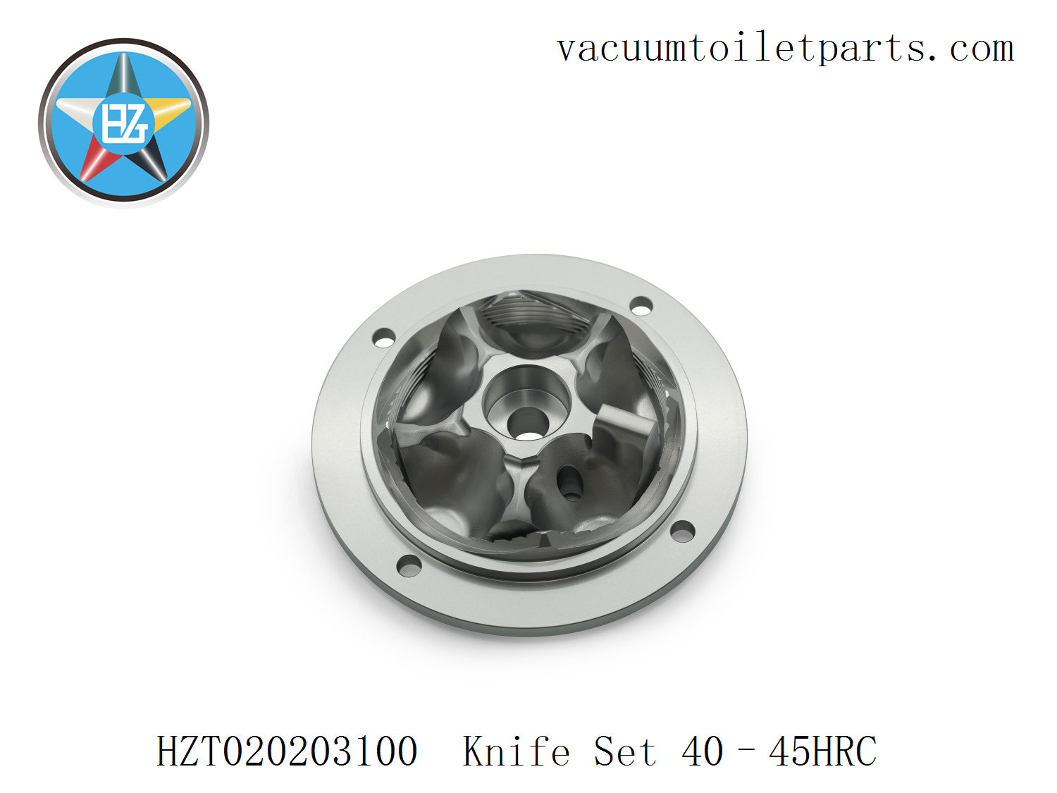 Knife hub and shaft connection view for HZT020203100 25MBA vacuum pump