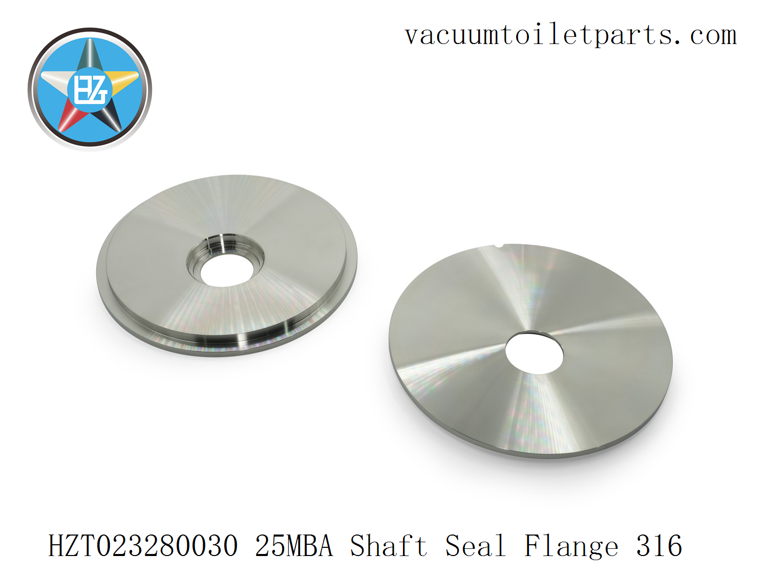 Installed view of HZT023280030 flange between shaft seal and motor cover