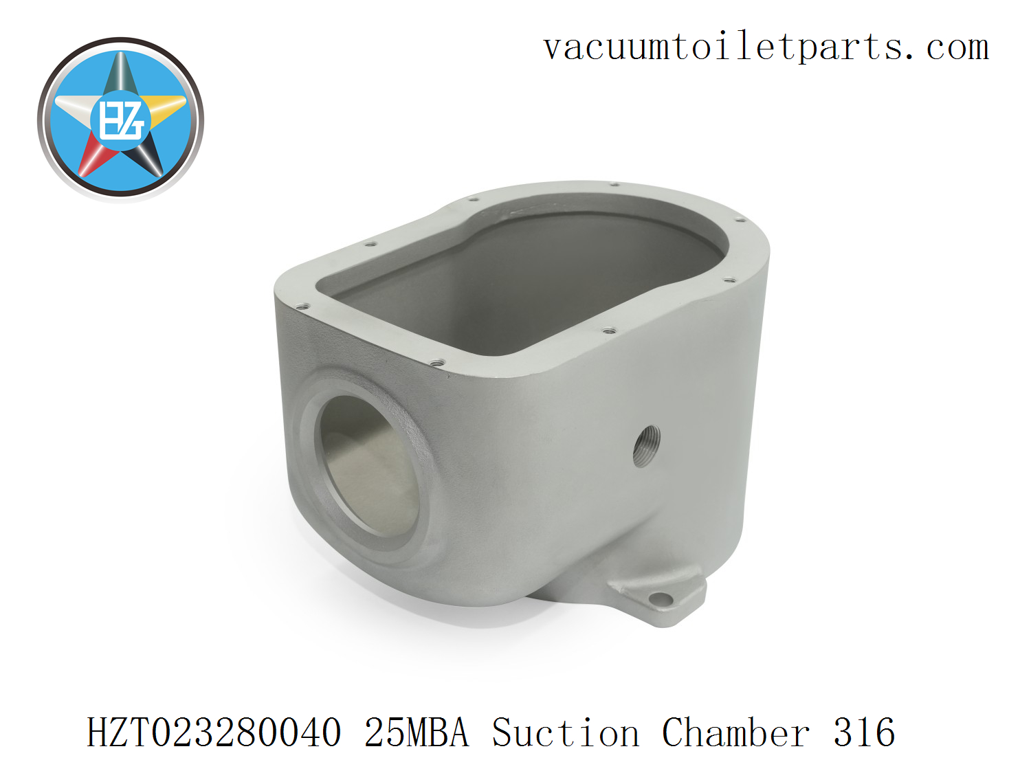 Inlet detail of HZT023280040 suction chamber