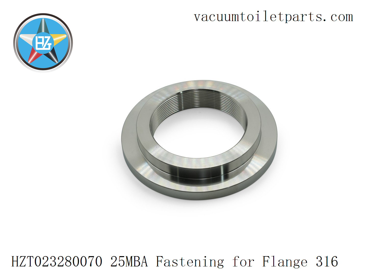 HZT023280070 Assembly View Flange Fastening on 25MBA Vacuum Pump