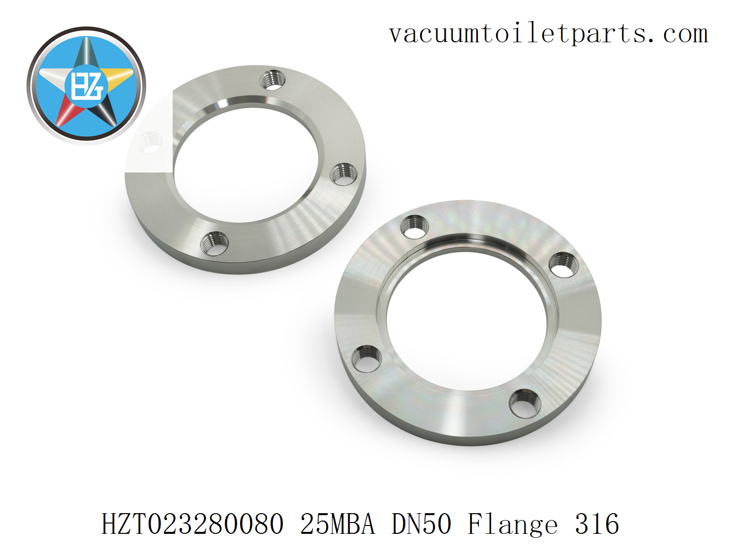 HZT023280080 DN50 316 Stainless Marine Vacuum Flange for 25MBA Pump System