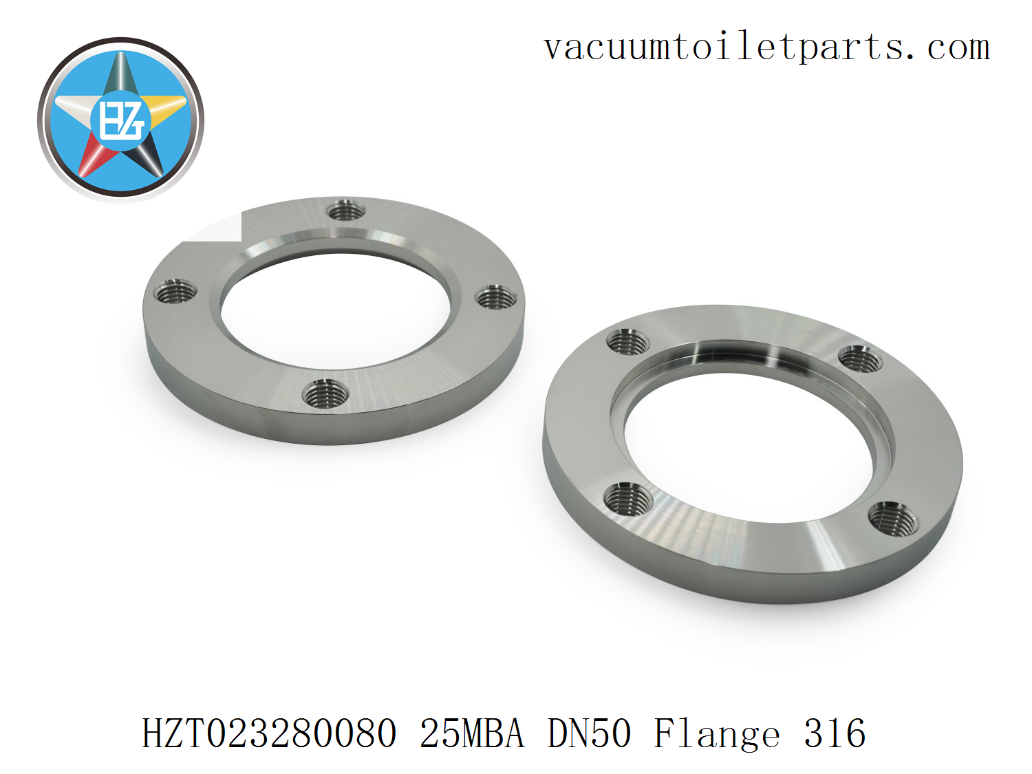 HZT023280080 Side View DN50 Flange for 25MBA Marine Vacuum Pump