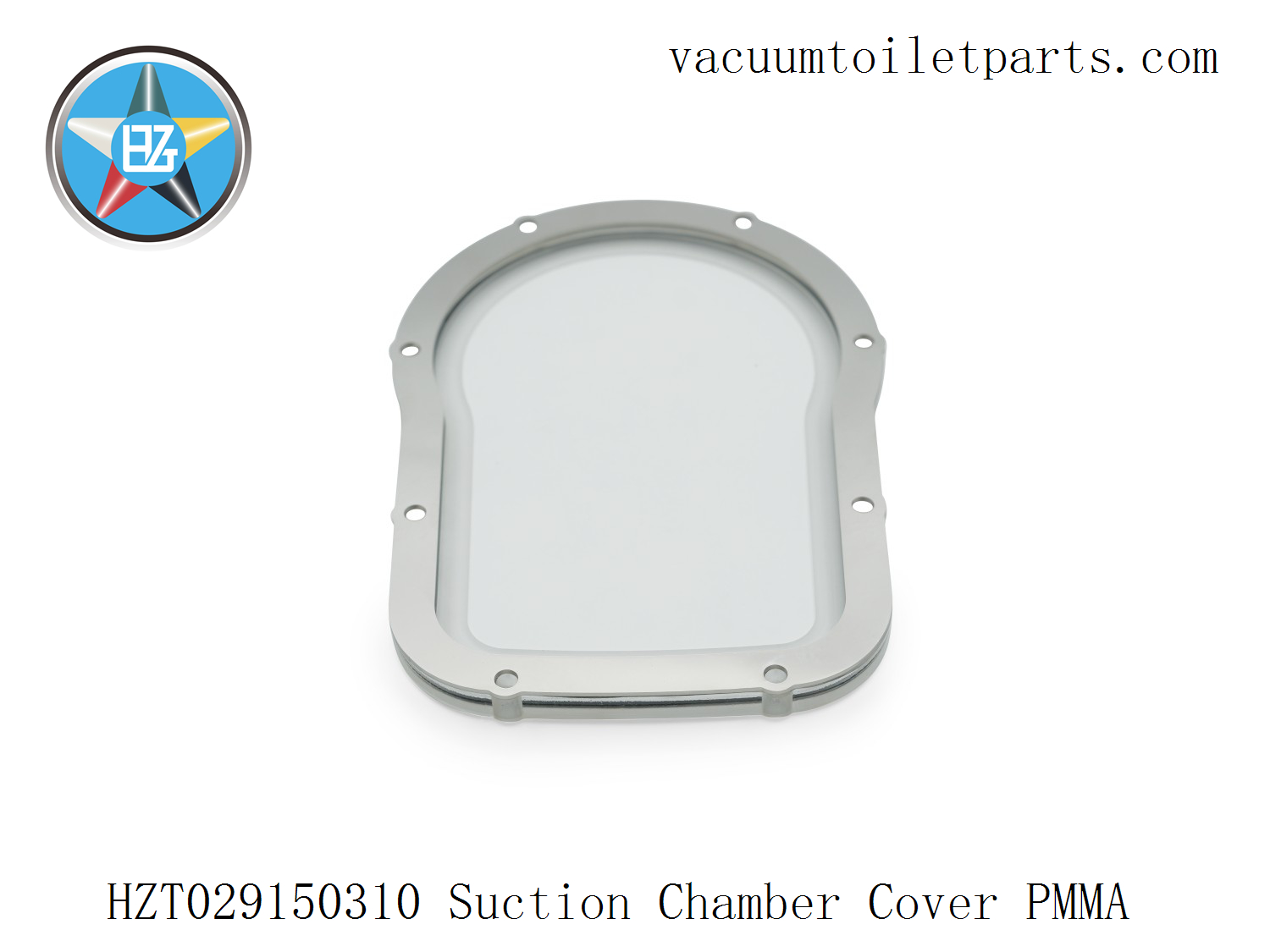 Detail image of HZT029150310 acrylic material showing polished transparent surface.