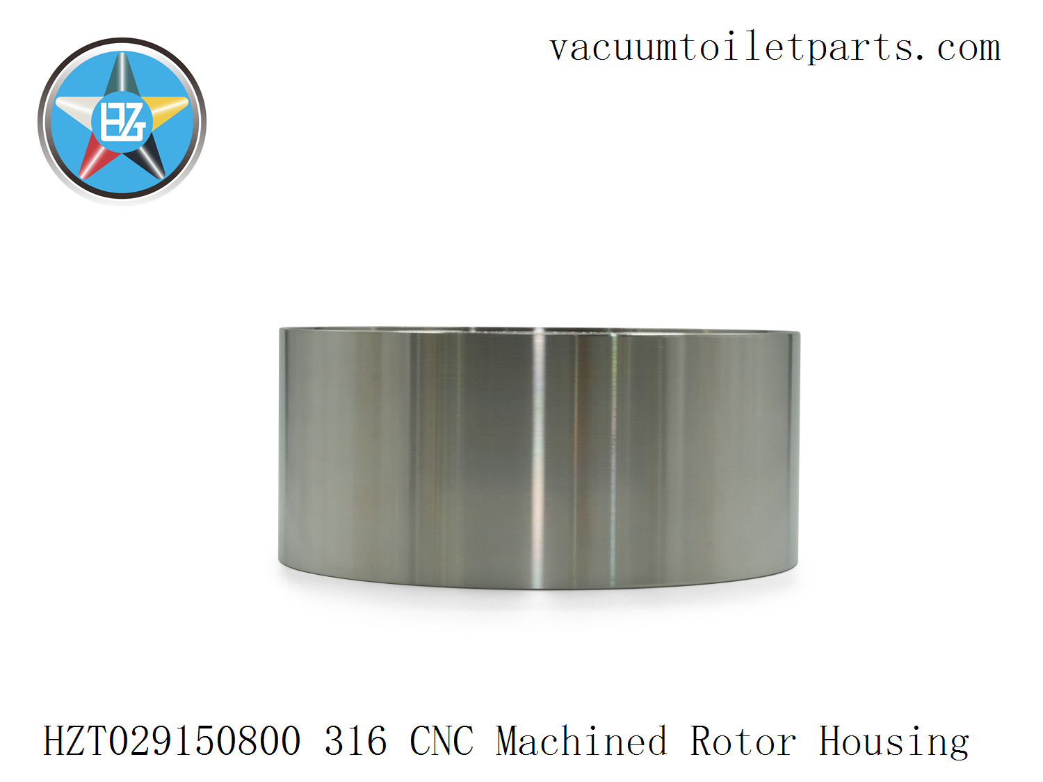 Assembly position of HZT029150800 rotor housing between end flange and pressure chamber.