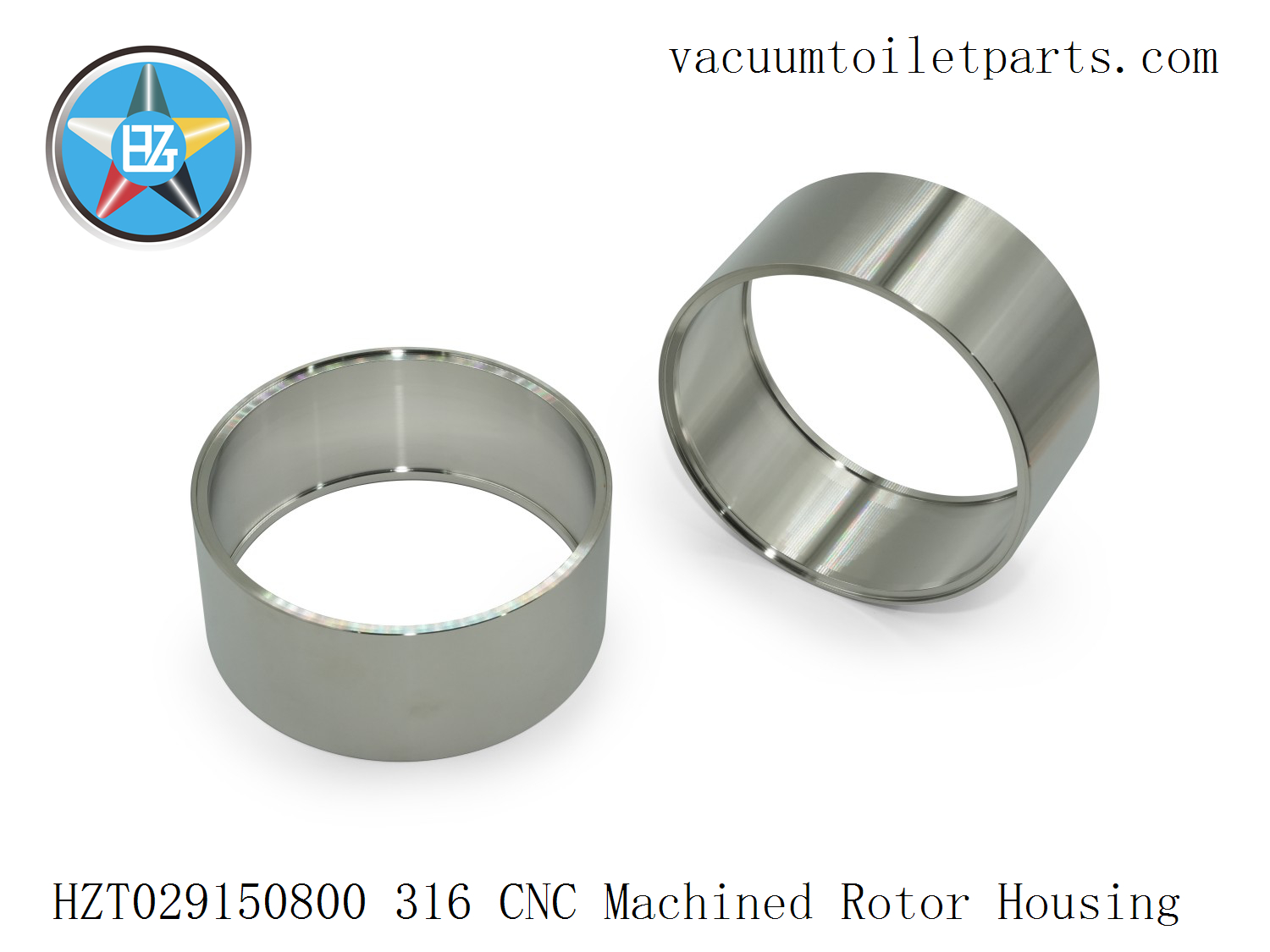 Main view of HZT029150800 rotor housing for 15MBD marine vacuum sewage pump.