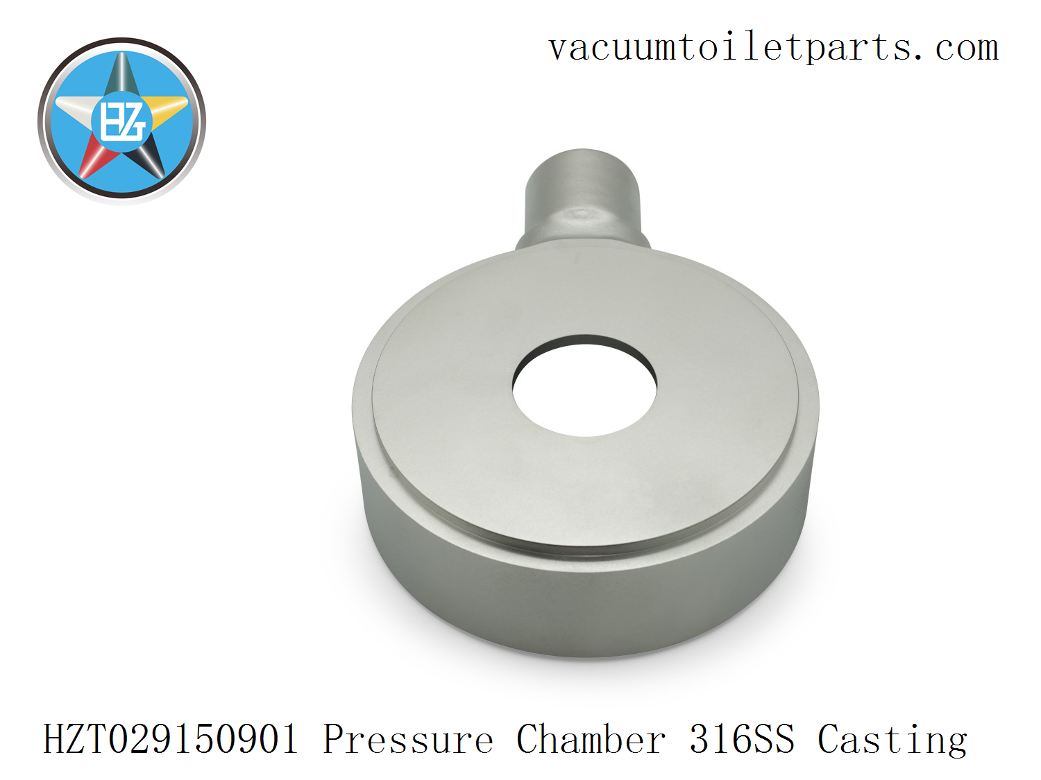 Assembly position of HZT029150901 pressure chamber with rotor housing and end flange.