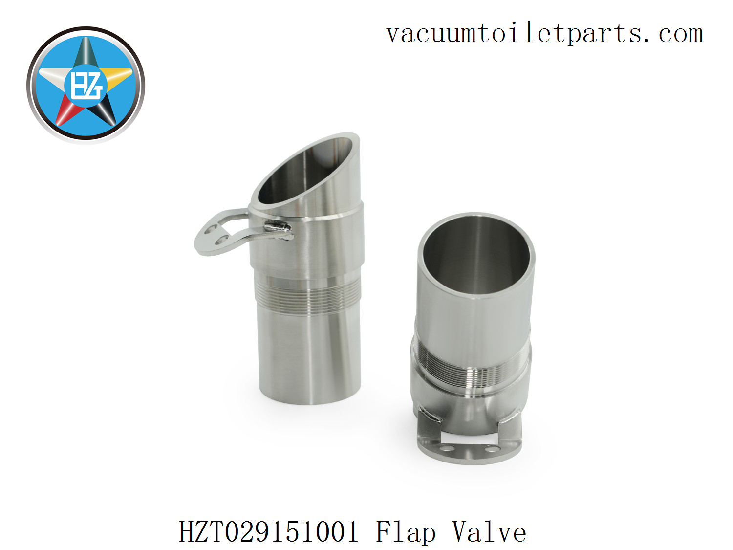 Surface finish detail of HZT029151001 flap valve base in 316 stainless steel for corrosion resistance
