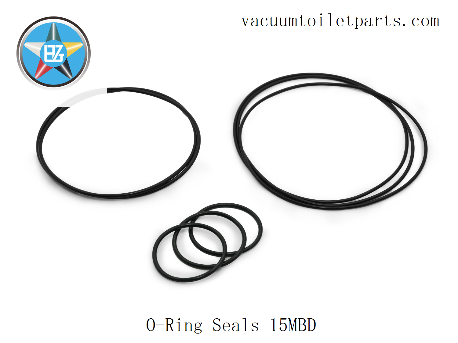 Main view of HZT037219210~HZT037221602 NBR O-ring seal set for HZT 15MBD marine vacuum sewage pump.