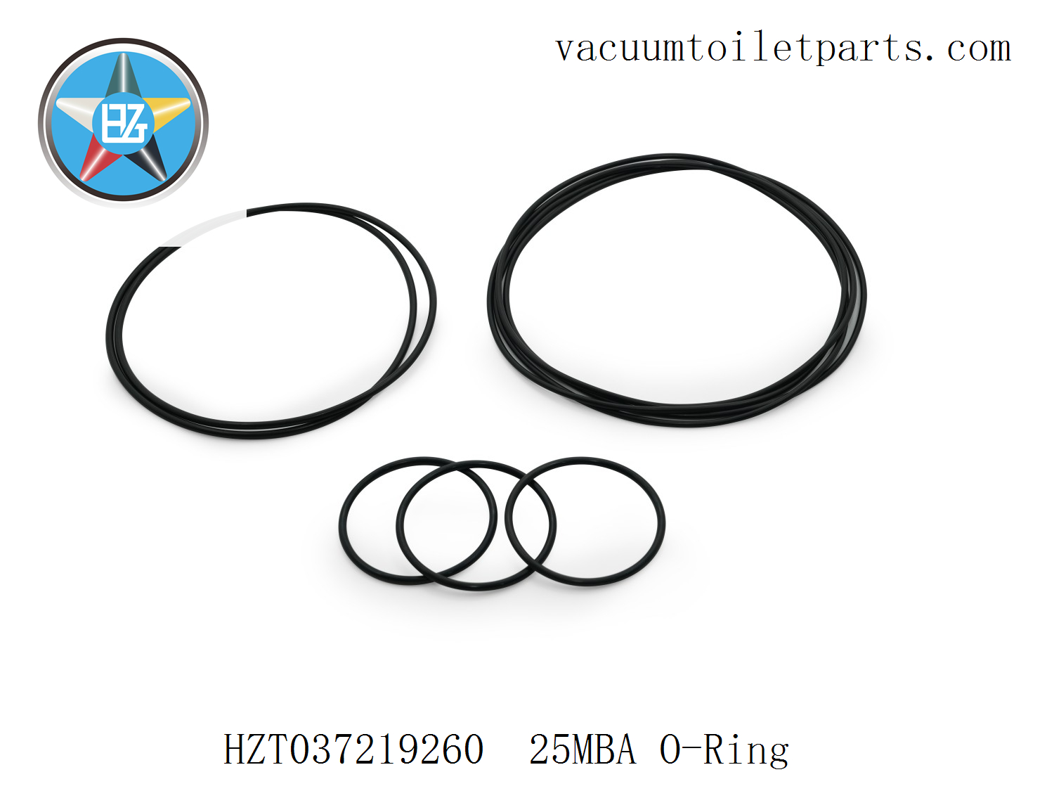 HZT037219SET 25MBA EPDM O-Ring Seal Kit for Marine Vacuum Pump and Vacuum Toilet Systems