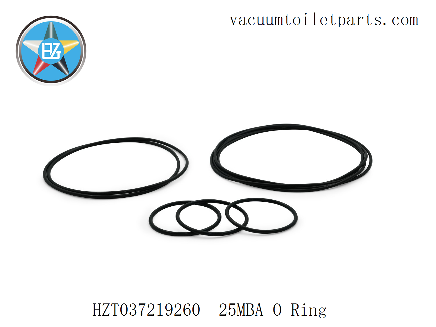 HZT037219SET 25MBA O-Ring Seal Kit Component Layout EPDM Sealing Rings for Marine Vacuum System