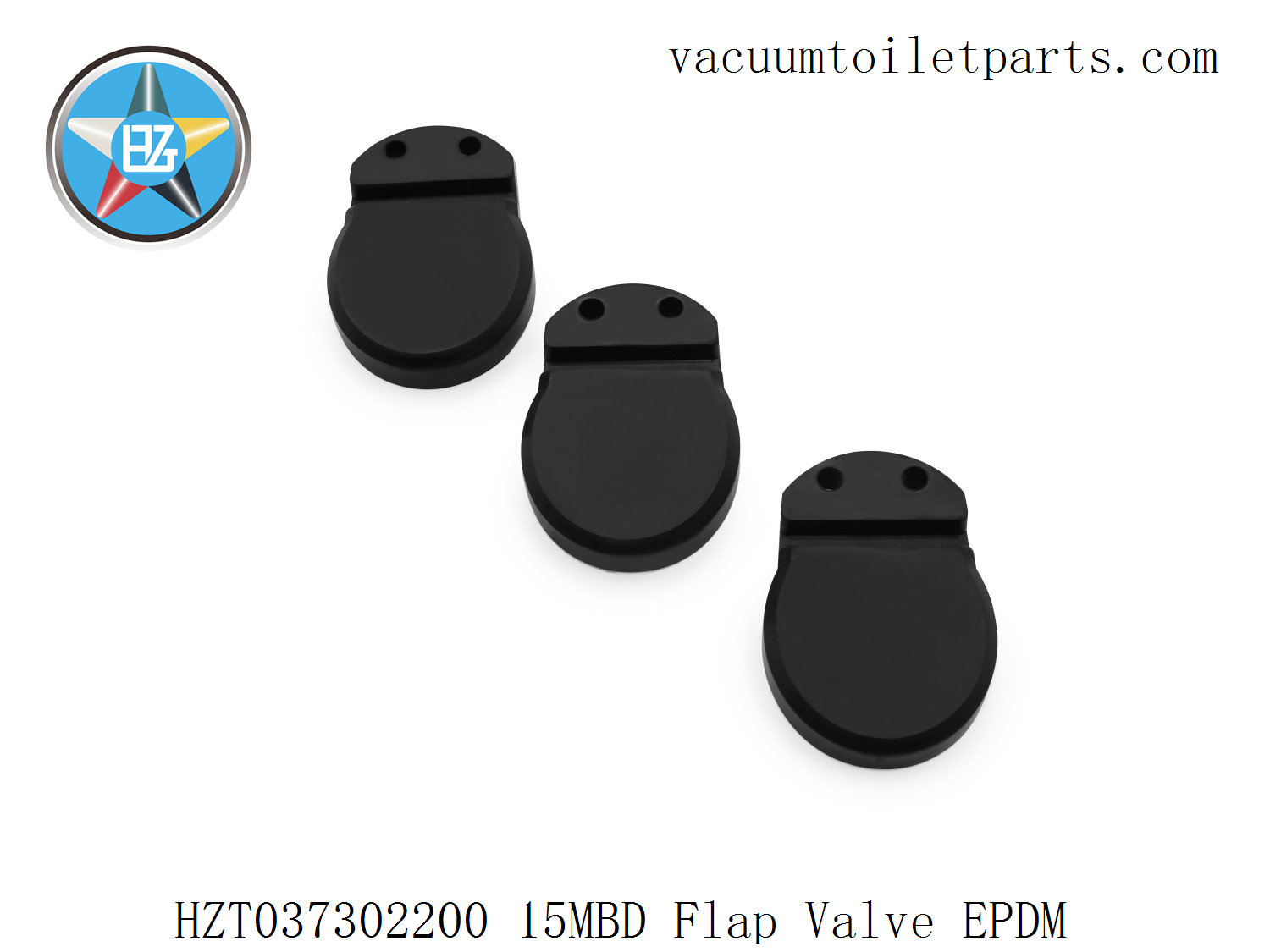 Application image of HZT037302200 flap valve rubber installed in marine vacuum pump body.