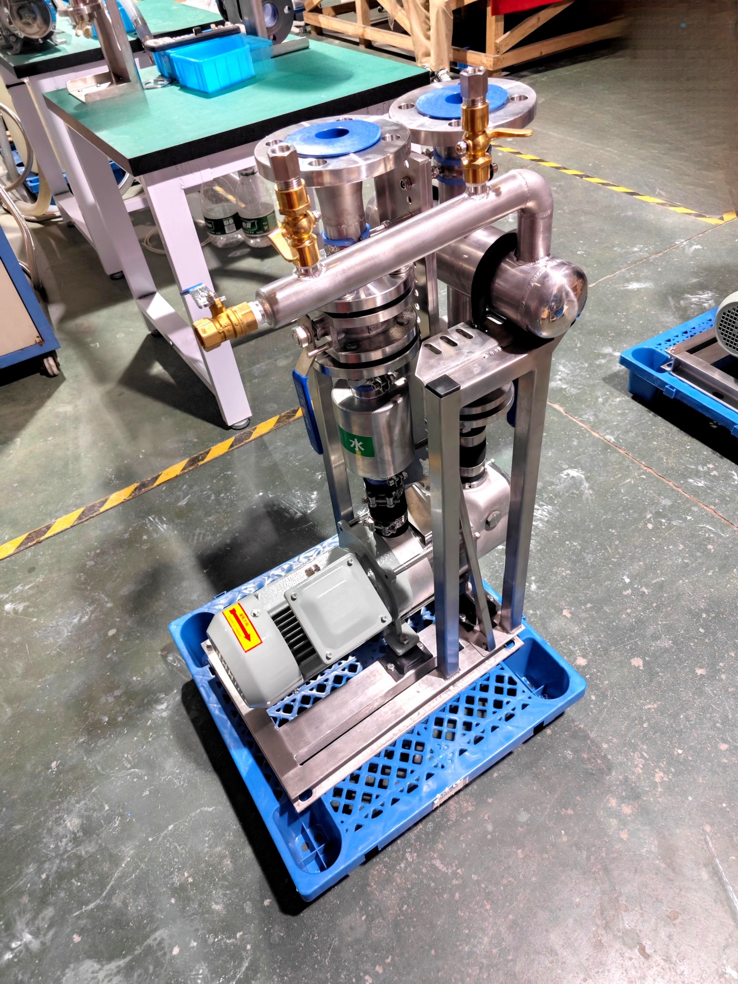 HZT15MBD Vacuum Station Inlet & Outlet Connections