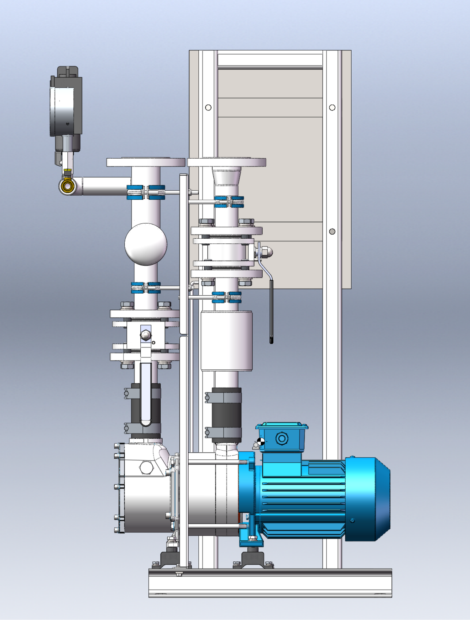 HZT15MBD Single Pump Vacuum Station Main View – 316L Stainless
