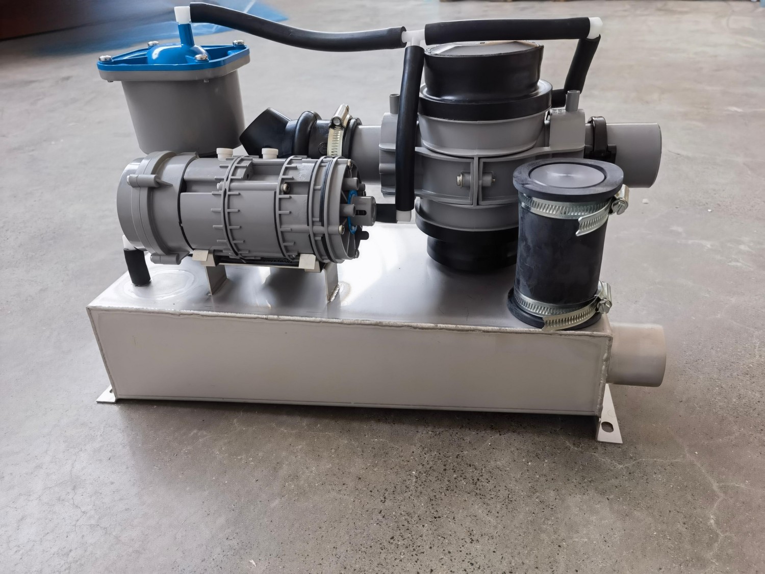 HZT6541672 7L 316L Stainless Vacuum Interface Unit for Grey/Black Water Collection